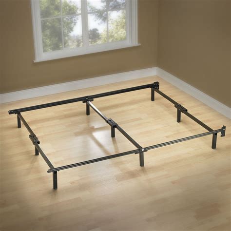 black metal bed frame king with box spring|king bed box spring only.